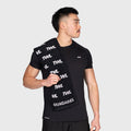 TWL - COTTON TOWEL - LARGE - BLACK/WHITE