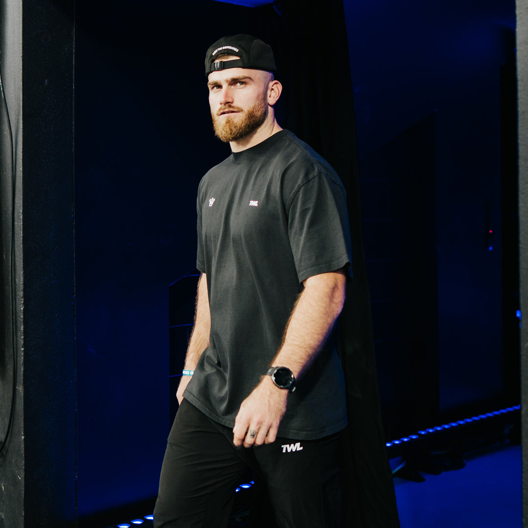 TWL - JAY CROUCH X TWL LIFESTYLE OVERSIZED T-SHIRT - FADED BLACK