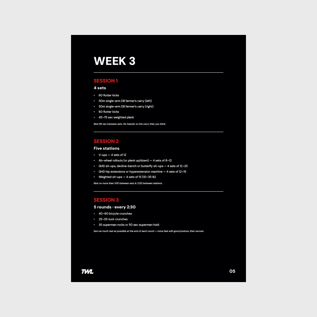 ABS IN 8 WEEKS by TWL - eBOOK