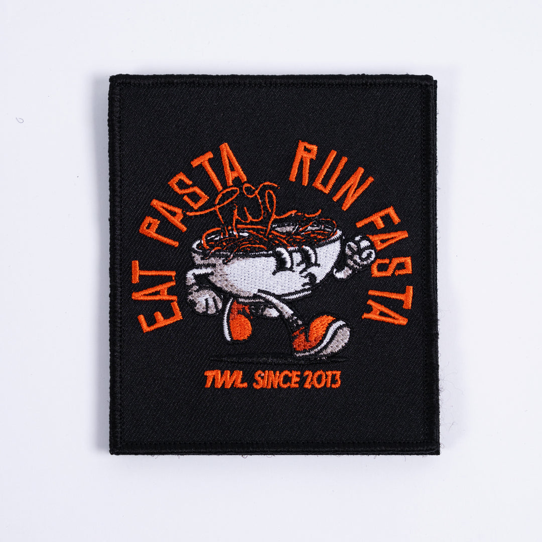 TWL - VELCRO PATCH - EAT PASTA, RUN FASTER