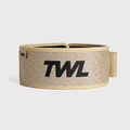 TWL - HYBRID VELCRO LIFTING BELT - 4" - GOLD SPARKLE
