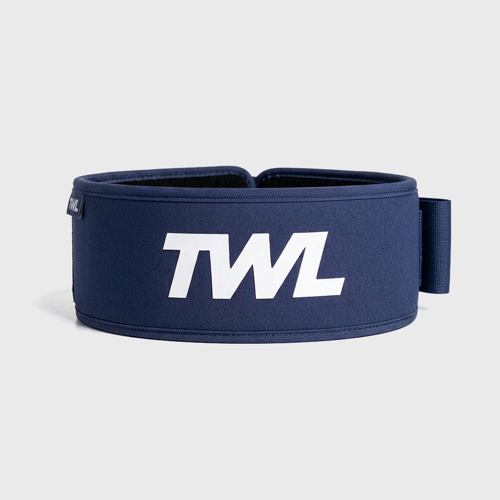 TWL - HYBRID VELCRO LIFTING BELT - 4" - DEEP NAVY