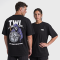TWL - LIFESTYLE OVERSIZED T-SHIRT GYM REAPER - BLACK