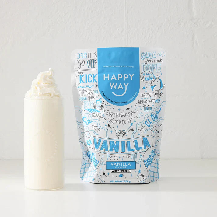 Happy Way - Vanilla Whey Protein Powder