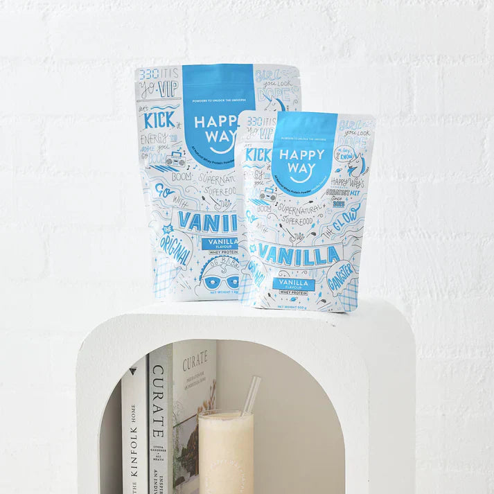Happy Way - Vanilla Whey Protein Powder