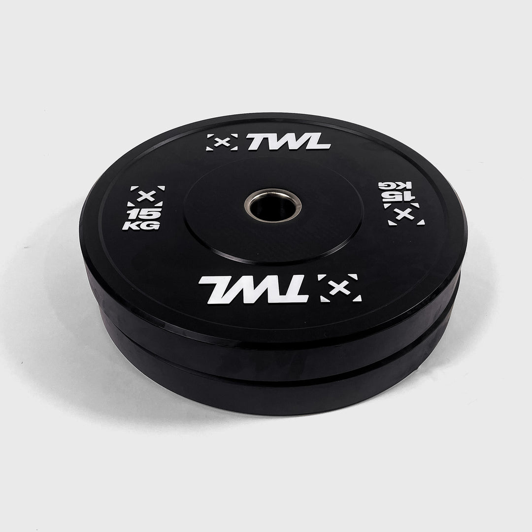 TWL - EVERYDAY BUMPER PLATES - PAIR - BLACK