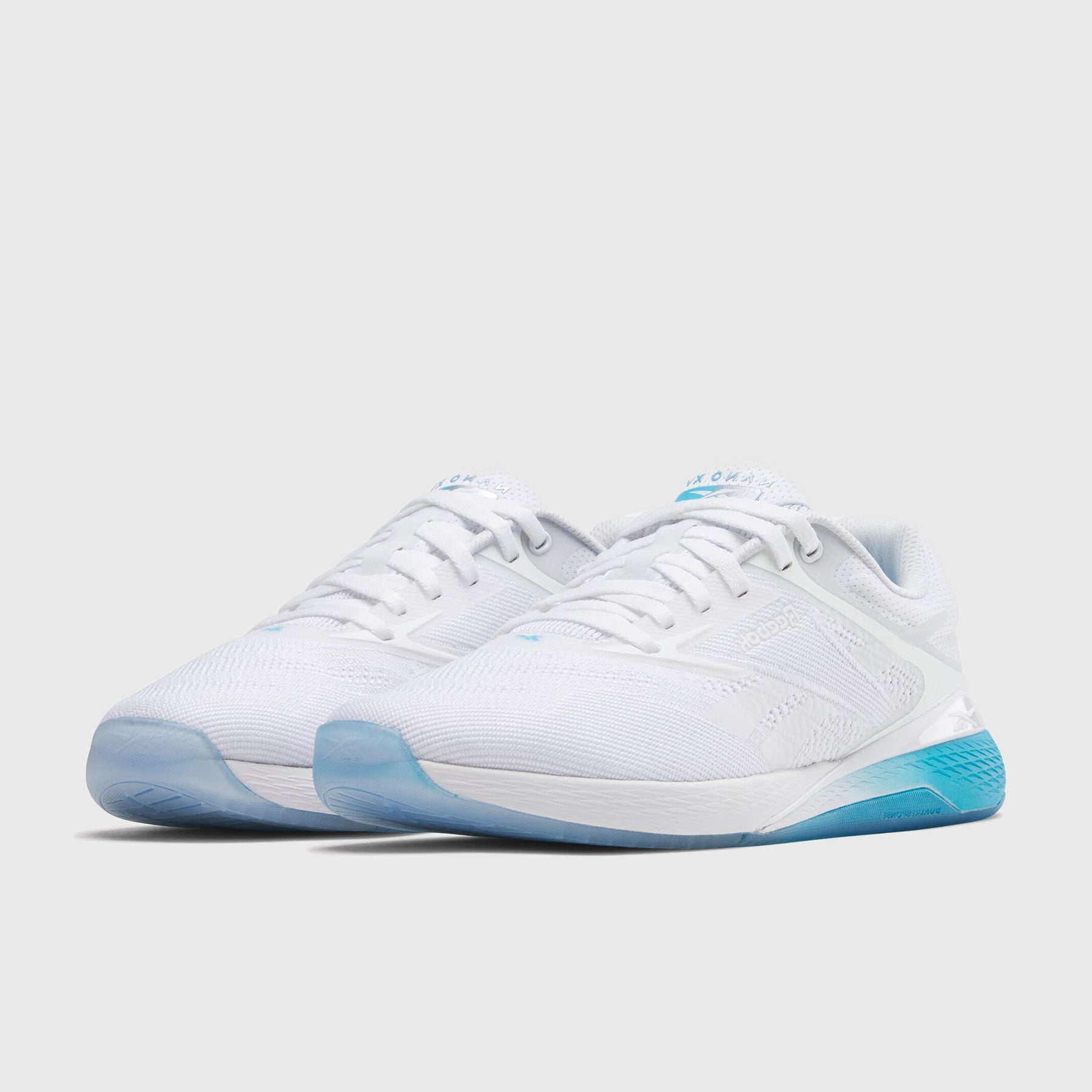 ニドゥービオ REEBOK - NANO X5 - WOMEN'S - FTW WHITE/FUTURE CYAN – TWL
