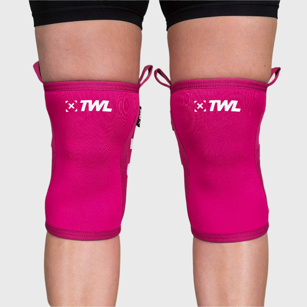 TWL - EVERYDAY KNEE SLEEVES - 5MM - RASPBERRY