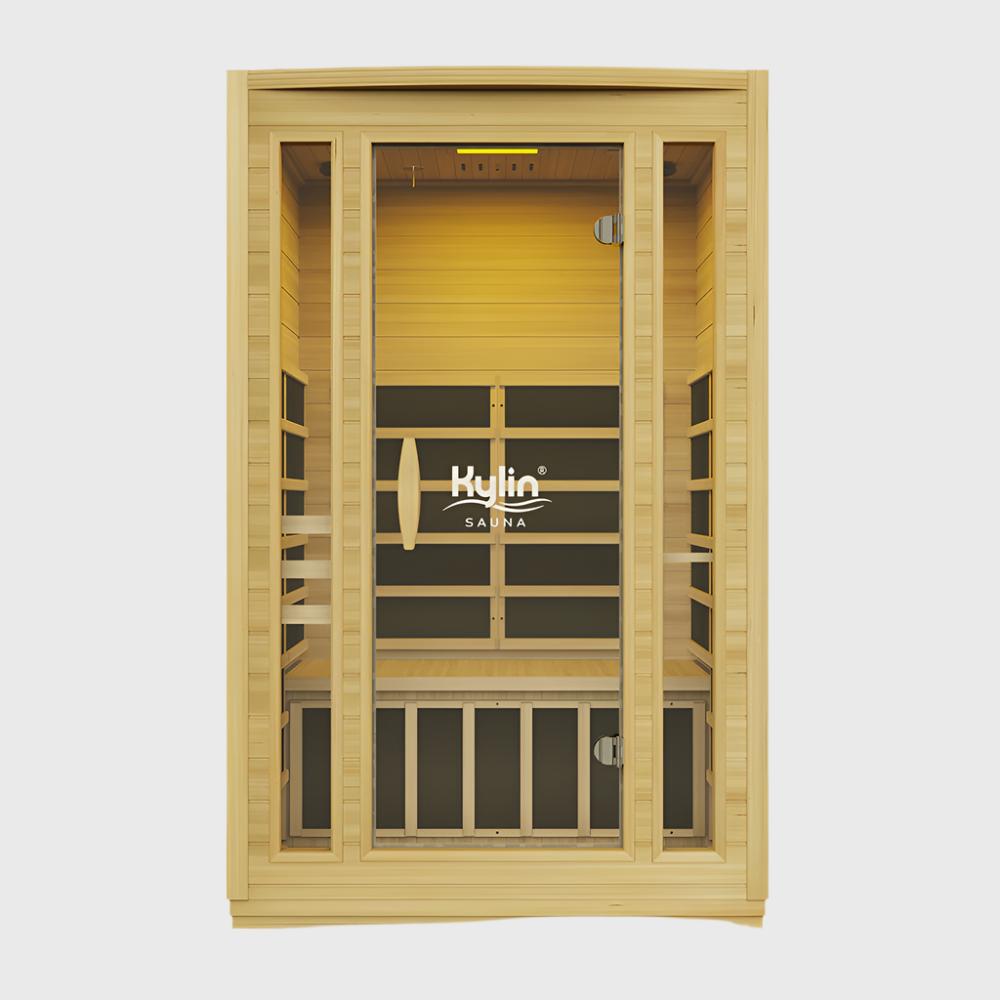 Kylin Low EMF Carbon Far Infrared Sauna 2 people - K8203 Low EMF