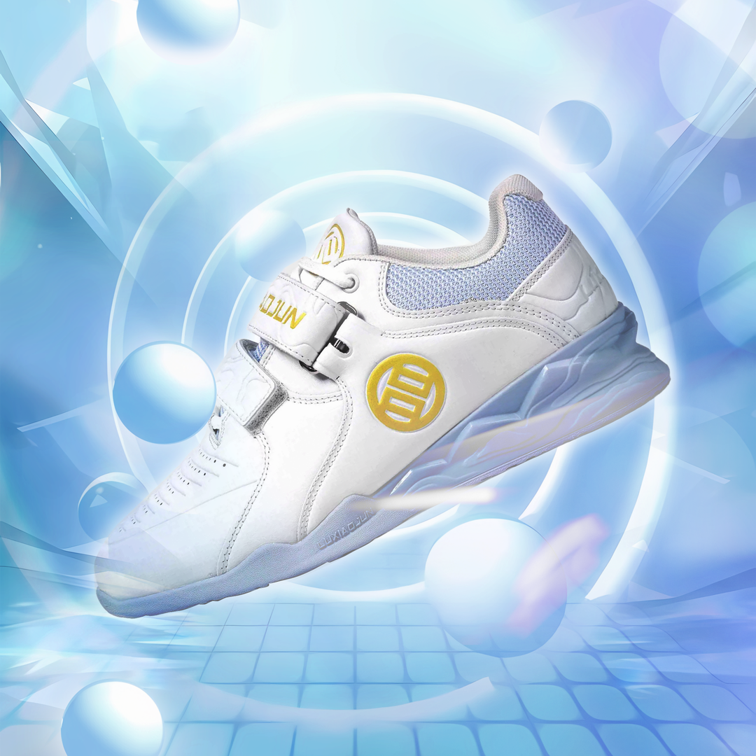 LUXIAOJUN - PowerPro Weightlifting Shoes (White)