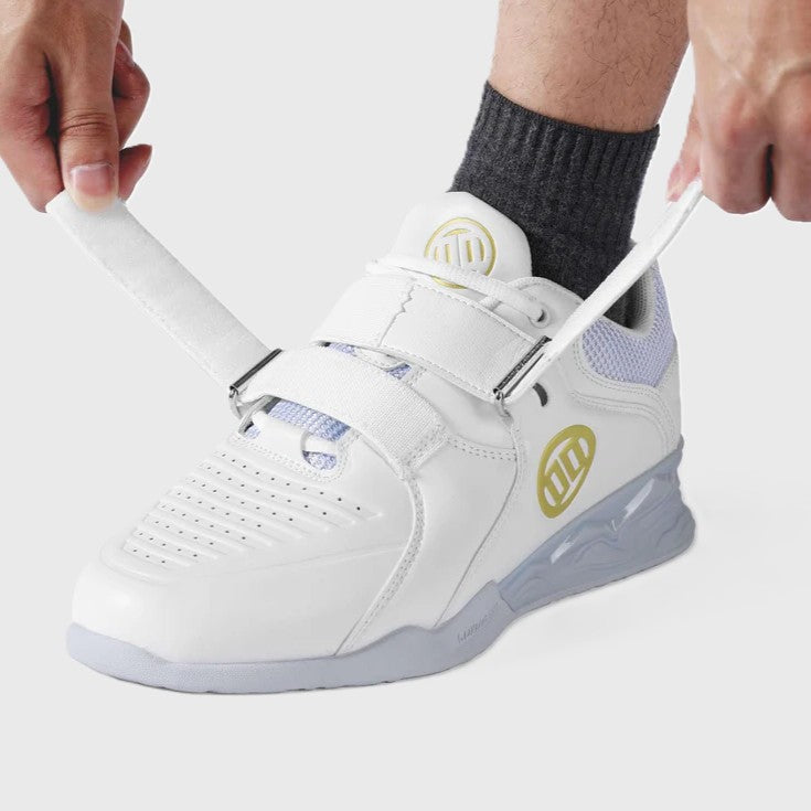 LUXIAOJUN - PowerPro Weightlifting Shoes (White)