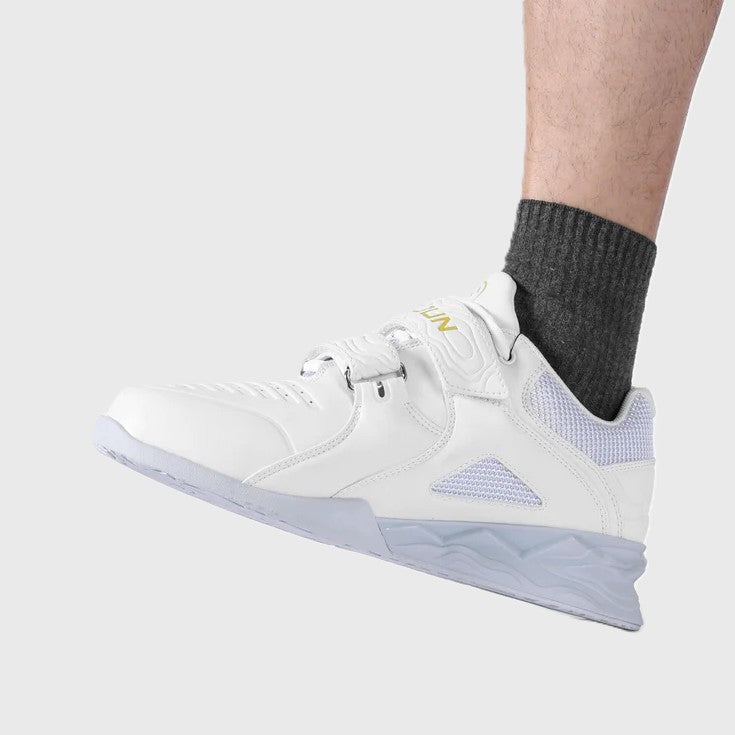 LUXIAOJUN - PowerPro Weightlifting Shoes (White)