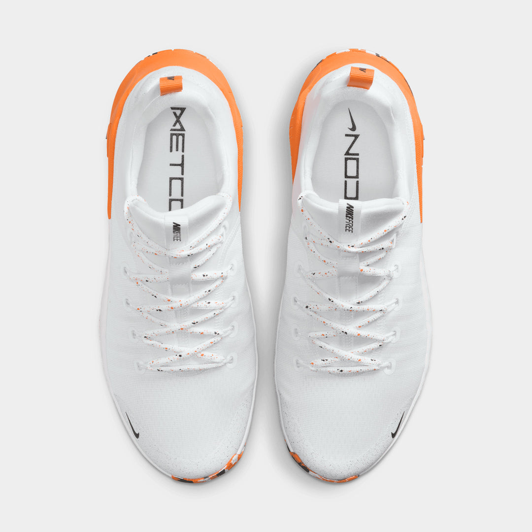 Nike - Free Metcon 6 Men's Training Shoes - WHITE/BLACK-SAFETY ORANGE