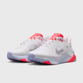 Nike - Hybrid RN Women's Training Shoe - WHITE/METALLIC SILVER/LASER CRIMSON
