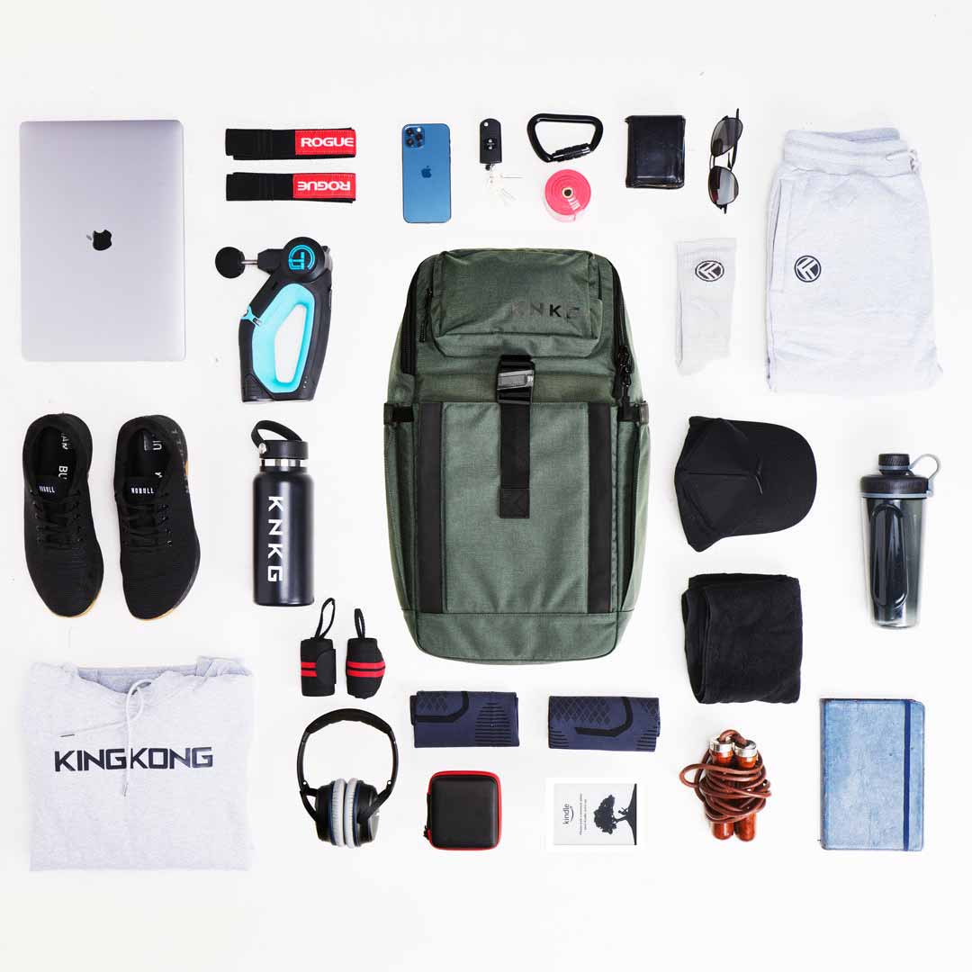 King Kong PLUS 26L gym backpack in Charcoal