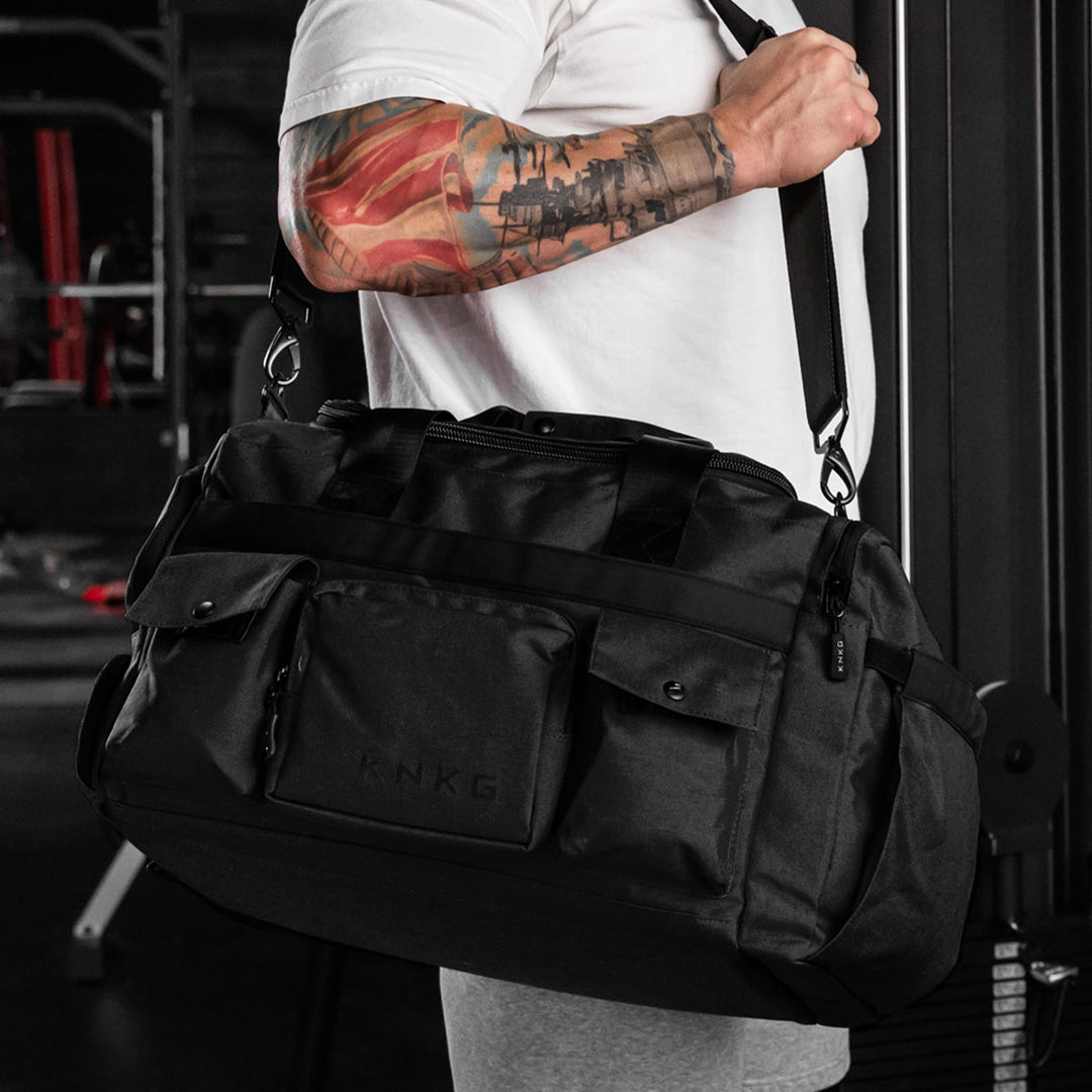 King Kong - PLUS45 KING KONG DUFFEL - BURNOUT BLACK