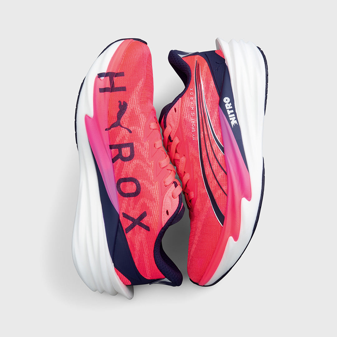 PUMA - DEVIATE NITRO 4 PUMA - WOMEN'S - PURE PINK-PUMA WHITE