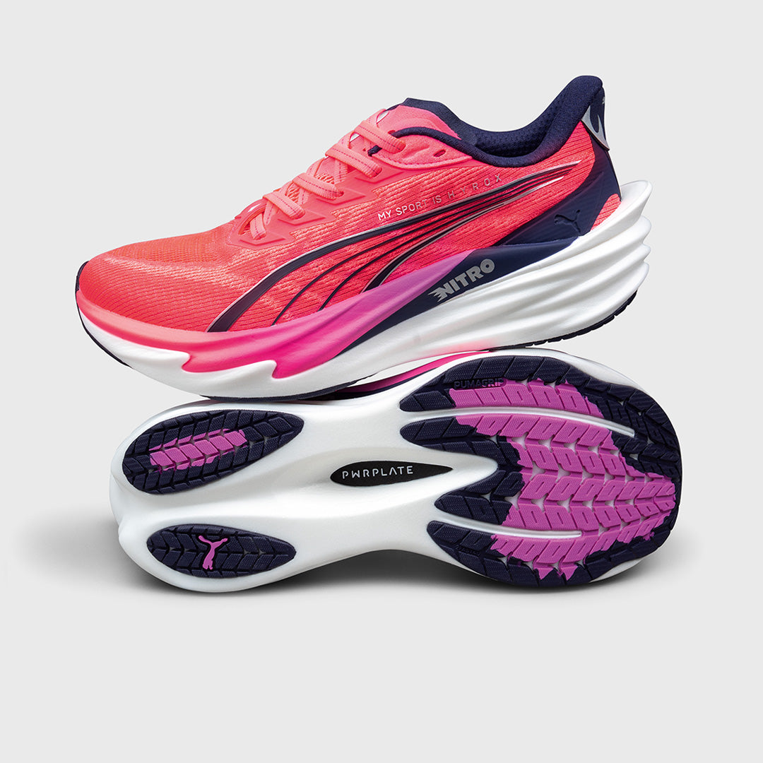PUMA - DEVIATE NITRO 4 PUMA - WOMEN'S - PURE PINK-PUMA WHITE