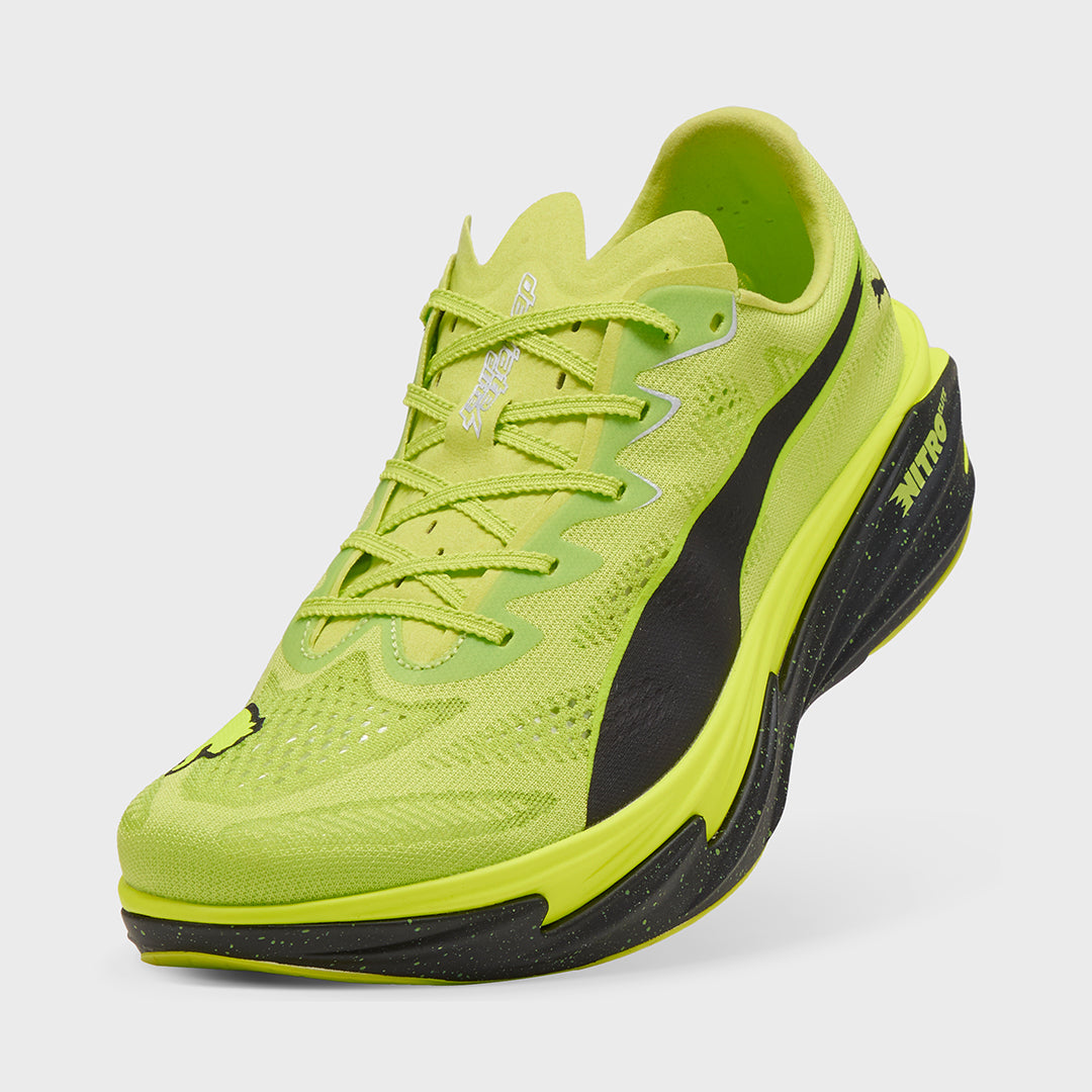 PUMA - DEVIATE NITRO ELITE 4 - MEN'S - SUNNY LIME-PUMA BLACK