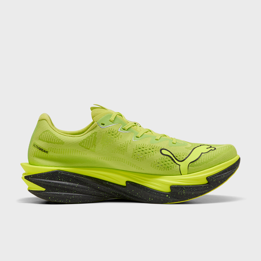 PUMA - DEVIATE NITRO ELITE 4 - MEN'S - SUNNY LIME-PUMA BLACK