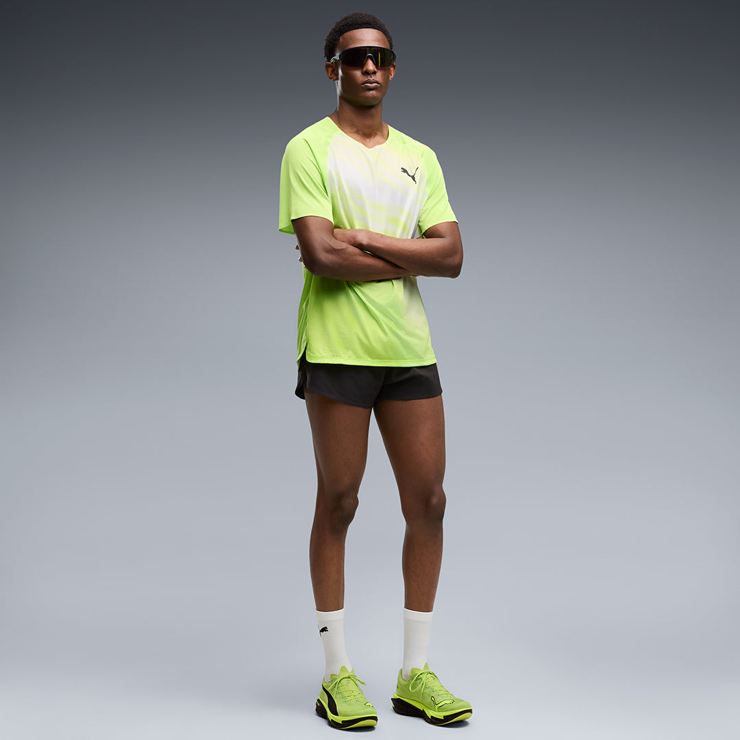 PUMA - DEVIATE NITRO ELITE 4 - MEN'S - SUNNY LIME-PUMA BLACK