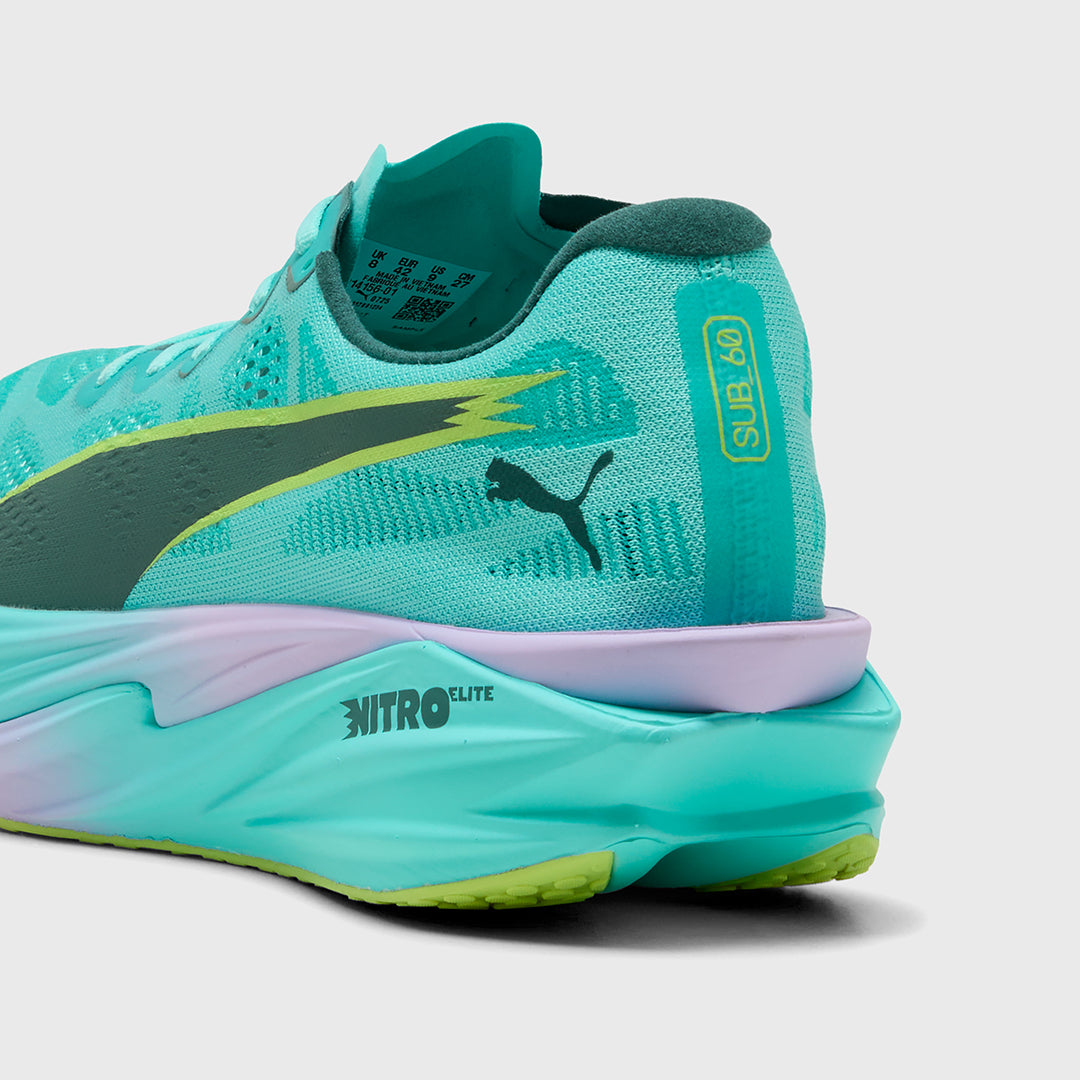 PUMA - DEVIATE NITRO ELITE 4 PUMA X HYROX - MEN'S - INTENSE MINT-LIGHT LAVENDER