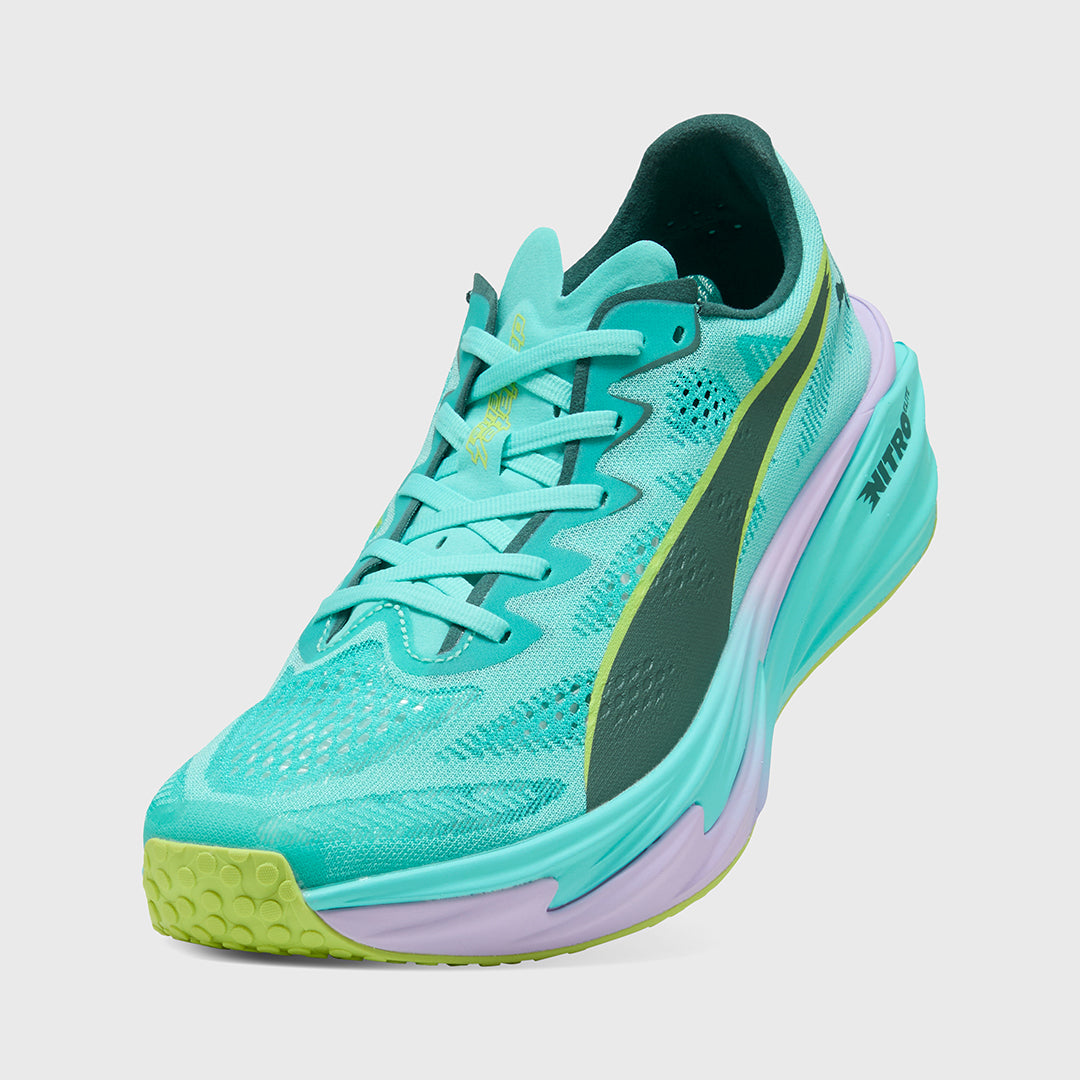 PUMA - DEVIATE NITRO ELITE 4 PUMA X HYROX - MEN'S - INTENSE MINT-LIGHT LAVENDER