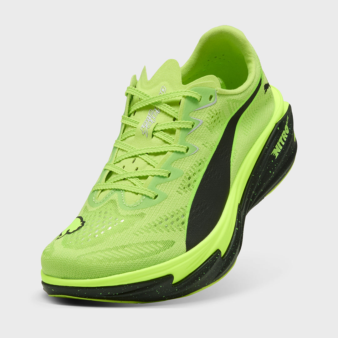 PUMA - DEVIATE NITRO ELITE 4 - WOMEN'S - SUNNY LIME-PUMA BLACK