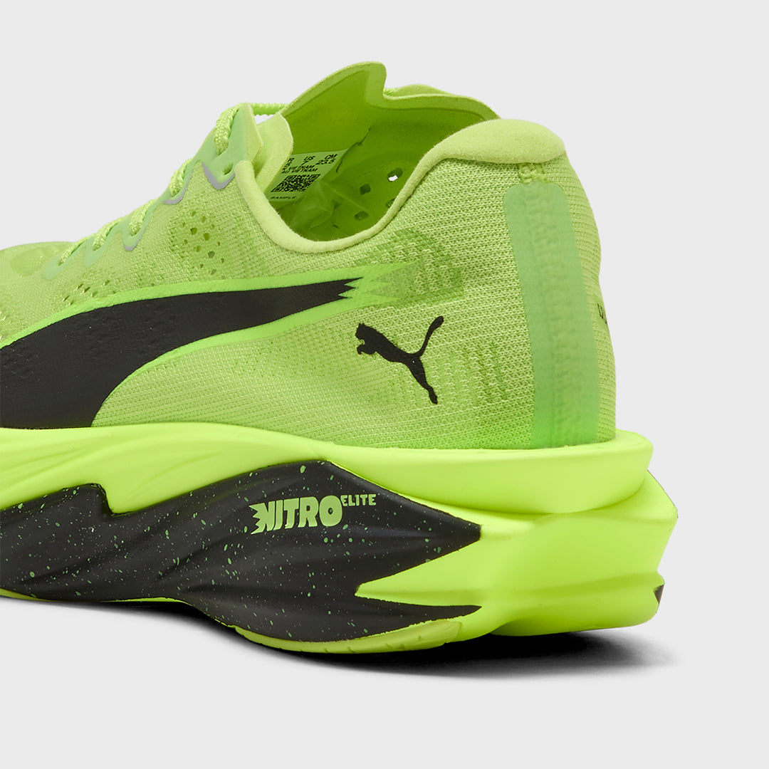 PUMA - DEVIATE NITRO ELITE 4 - WOMEN'S - SUNNY LIME-PUMA BLACK