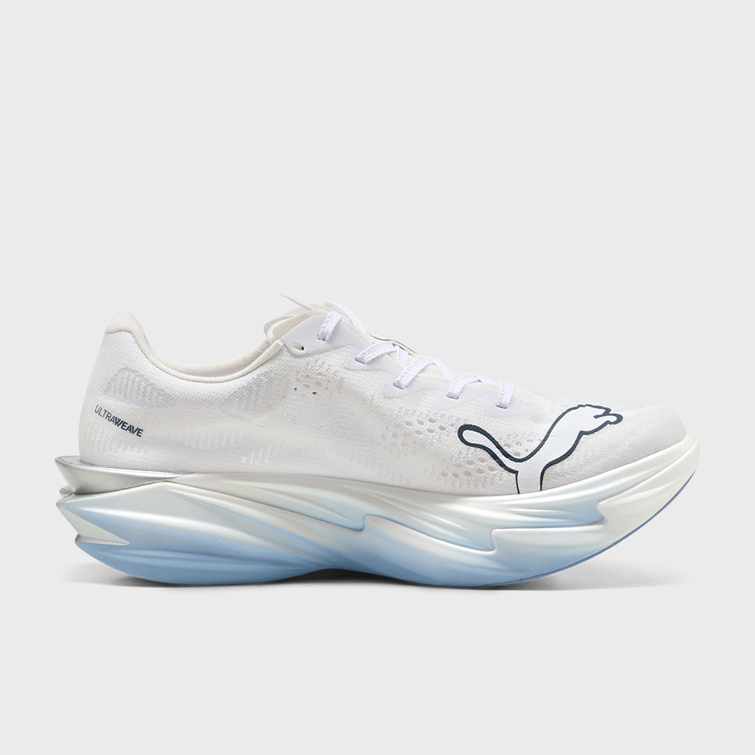 PUMA - DEVIATE NITRO ELITE 4 - WOMEN'S - PUMA WHITE-CHAMBRAY BLUE-PERSIAN BLUE