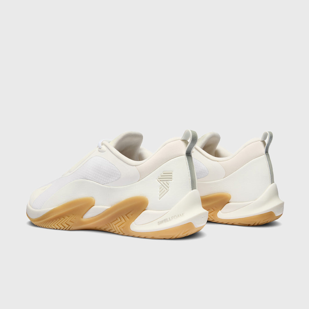 R.A.D ONE V2 White Gum training shoe - back view
