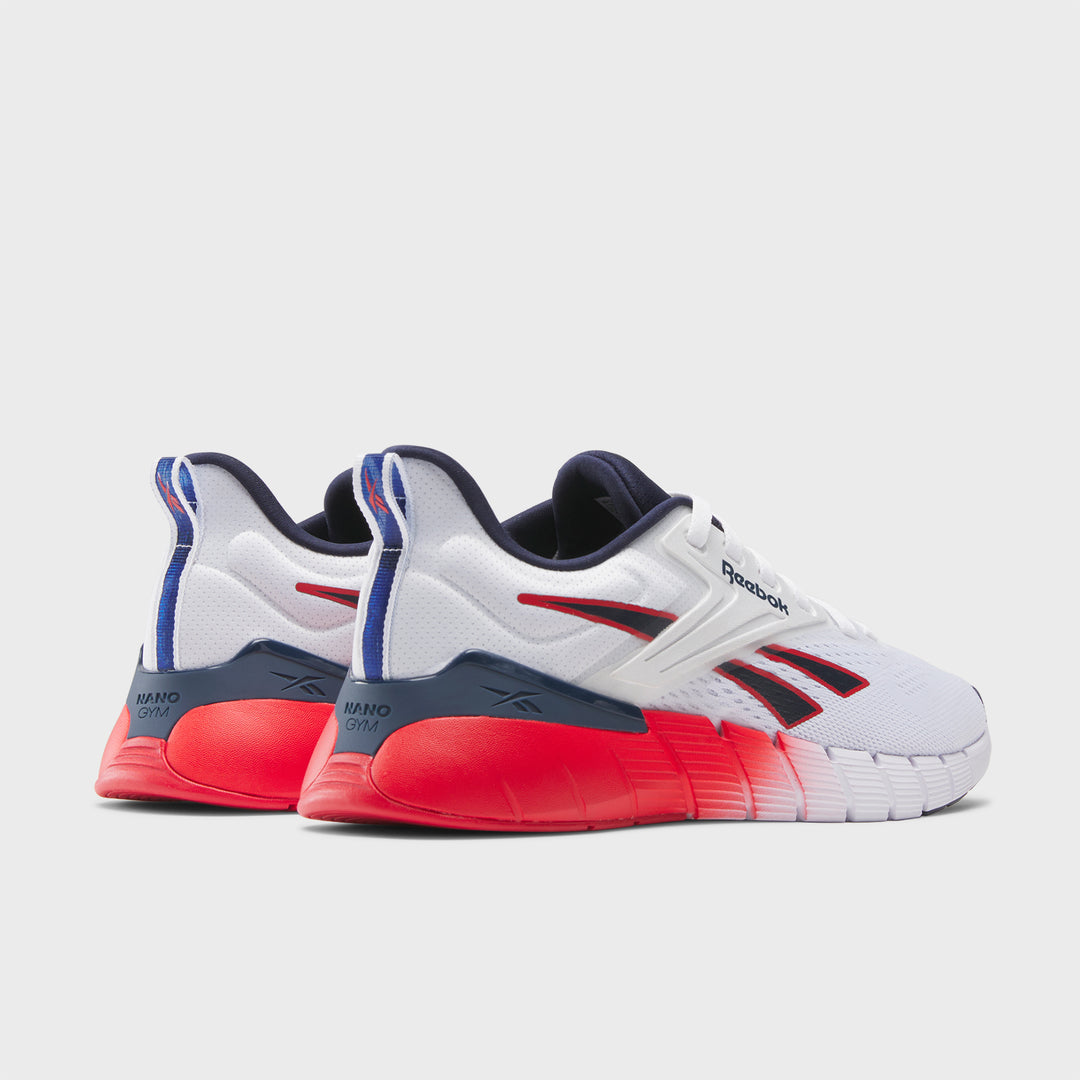 REEBOK - NANO GYM - WHITE/RED/BLUE