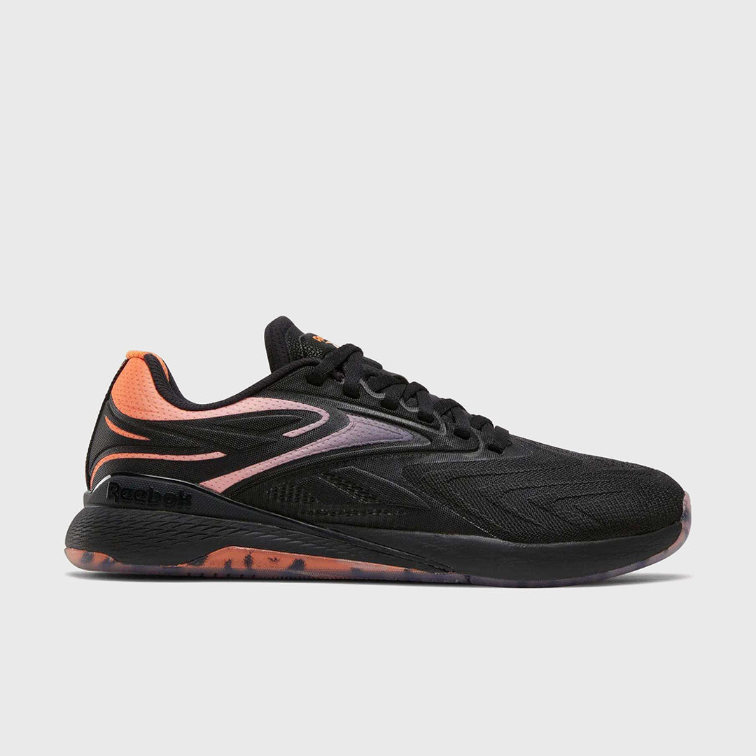 REEBOK - NANO X5 EDGE - WOMEN'S - BLACK/ARENA ORANGE/FUTURE PEACH