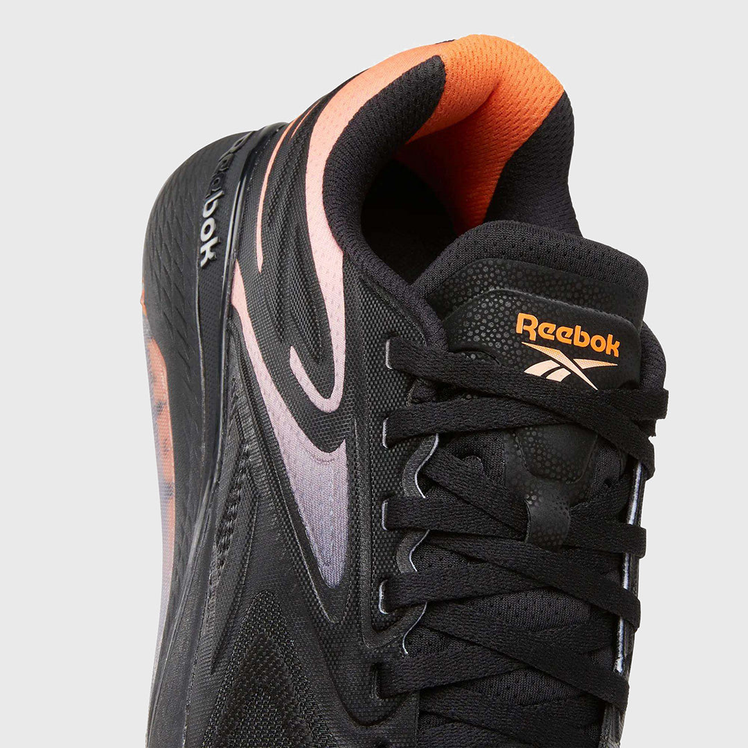 REEBOK - NANO X5 EDGE - WOMEN'S - BLACK/ARENA ORANGE/FUTURE PEACH