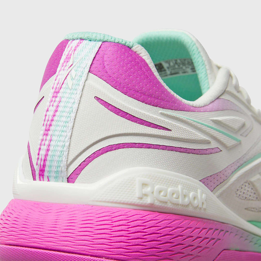 REEBOK - NANO X5 EDGE - WOMEN'S - CHALK/VIRTUAL PINK/ATOMIC AQUA – TWL