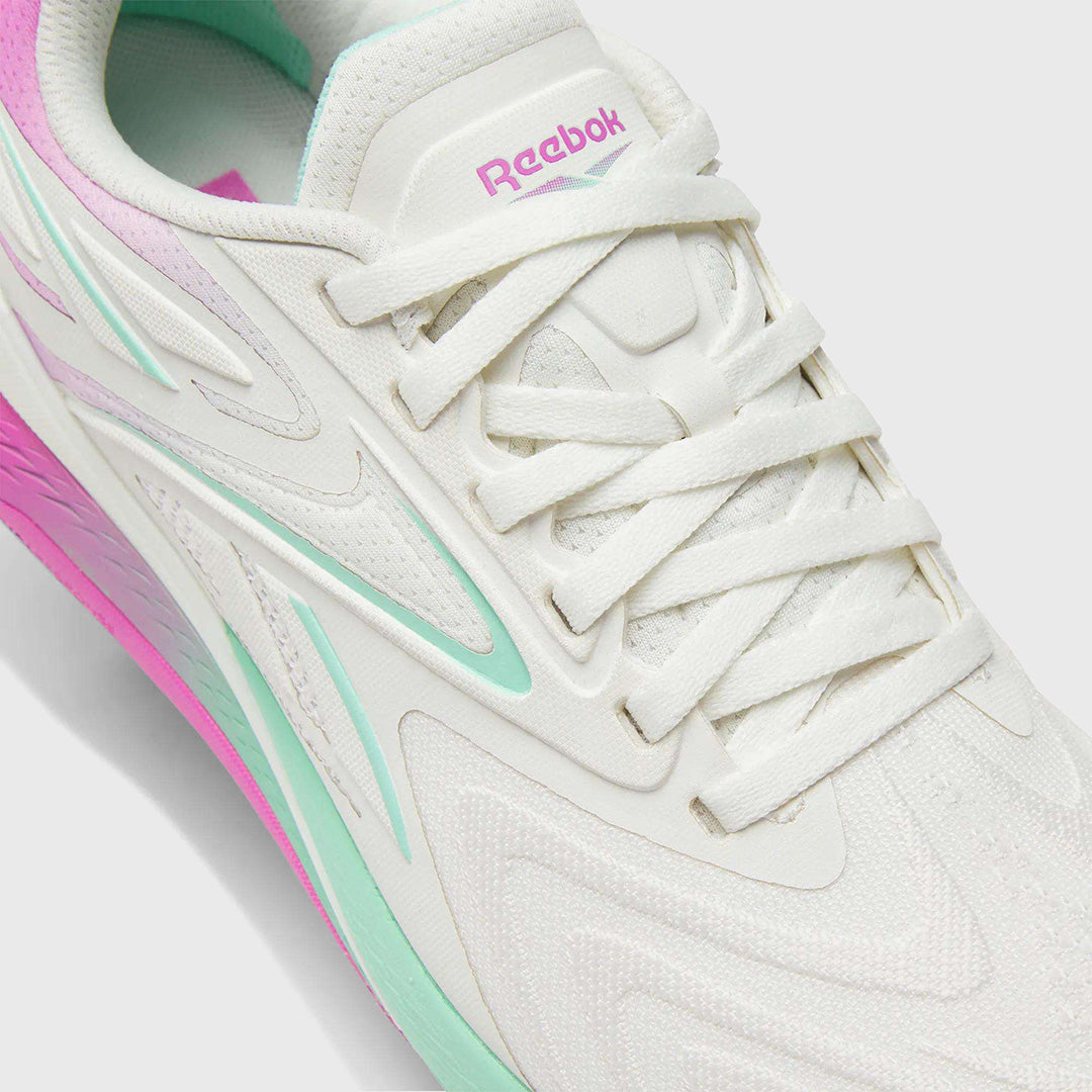 REEBOK - NANO X5 EDGE - WOMEN'S - CHALK/VIRTUAL PINK/ATOMIC AQUA – TWL