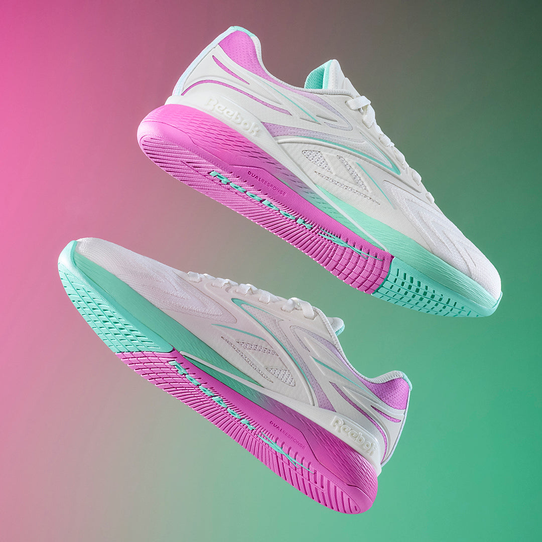 REEBOK - NANO X5 EDGE - WOMEN'S - CHALK/VIRTUAL PINK/ATOMIC AQUA – TWL