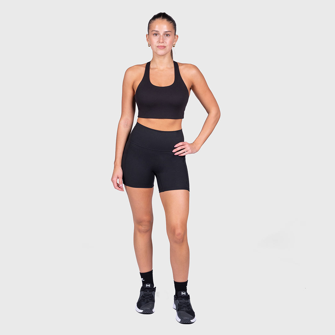TWL - WOMEN'S REFINE SHORTS - 4.5" - BLACKOUT