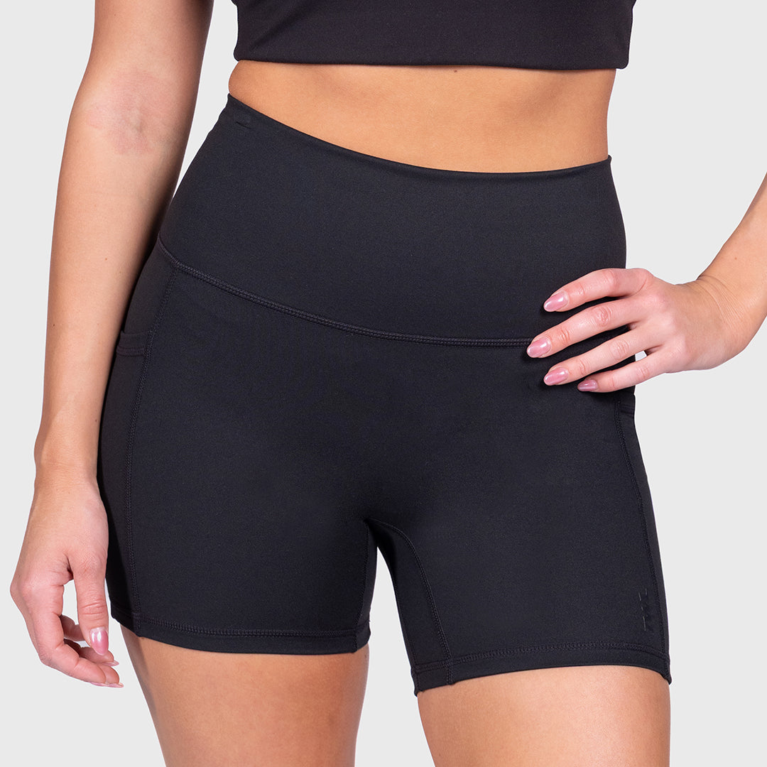 TWL - WOMEN'S REFINE SHORTS - 4.5" - BLACKOUT