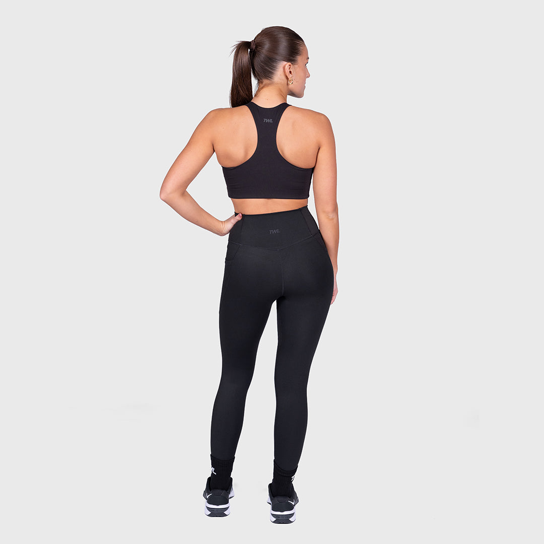 TWL - WOMEN'S REFINE TIGHTS - FULL LENGTH - BLACKOUT