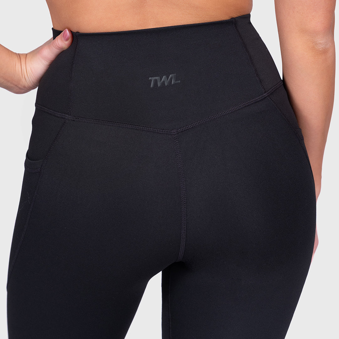 TWL - WOMEN'S REFINE TIGHTS - FULL LENGTH - BLACKOUT