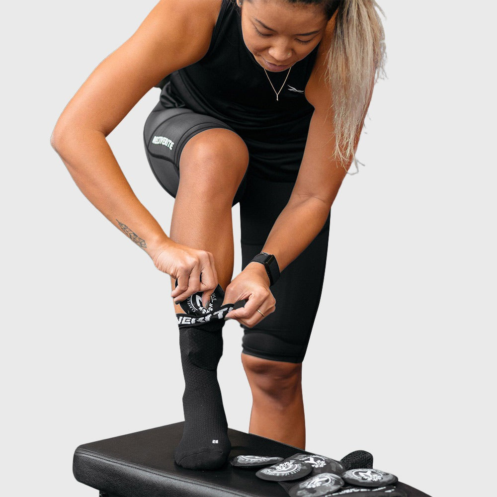 RECOVERITE - Medical Grade Compression Socks with Ice/Heat Gel Packs