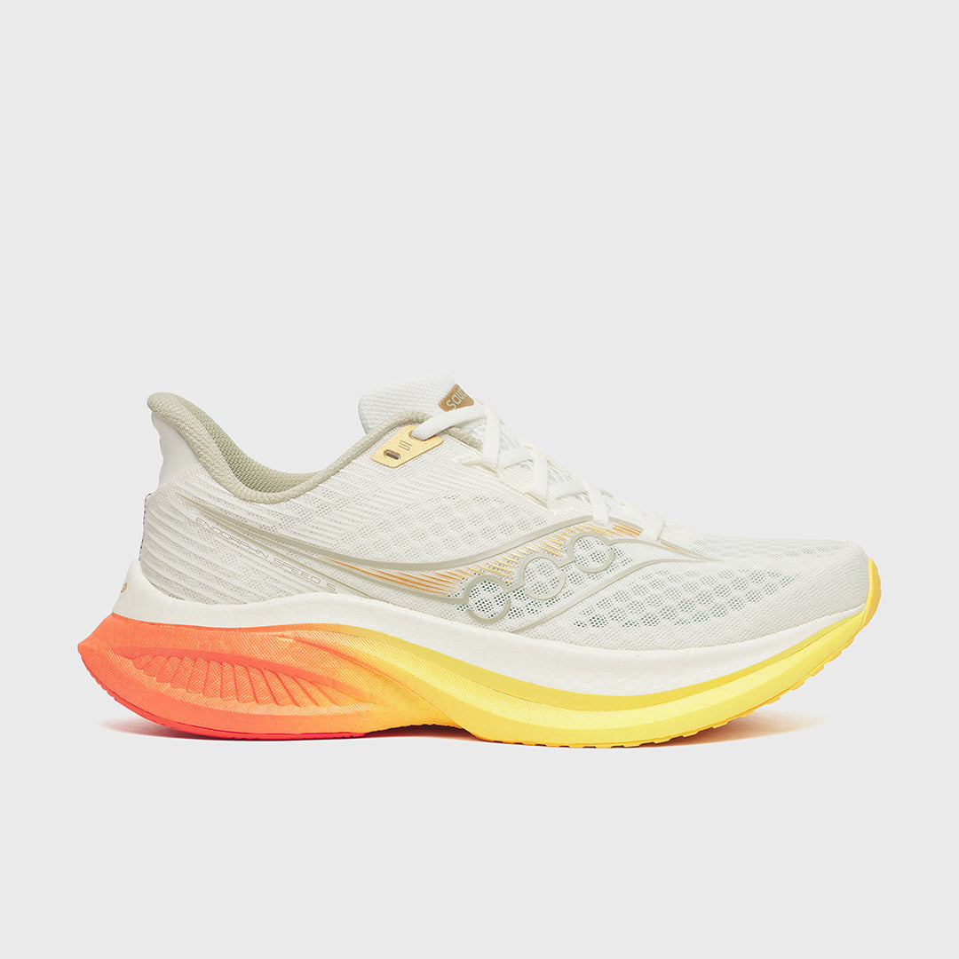 SAUCONY - ENDORPHIN SPEED 5 - MEN'S - IVORY/FIRE
