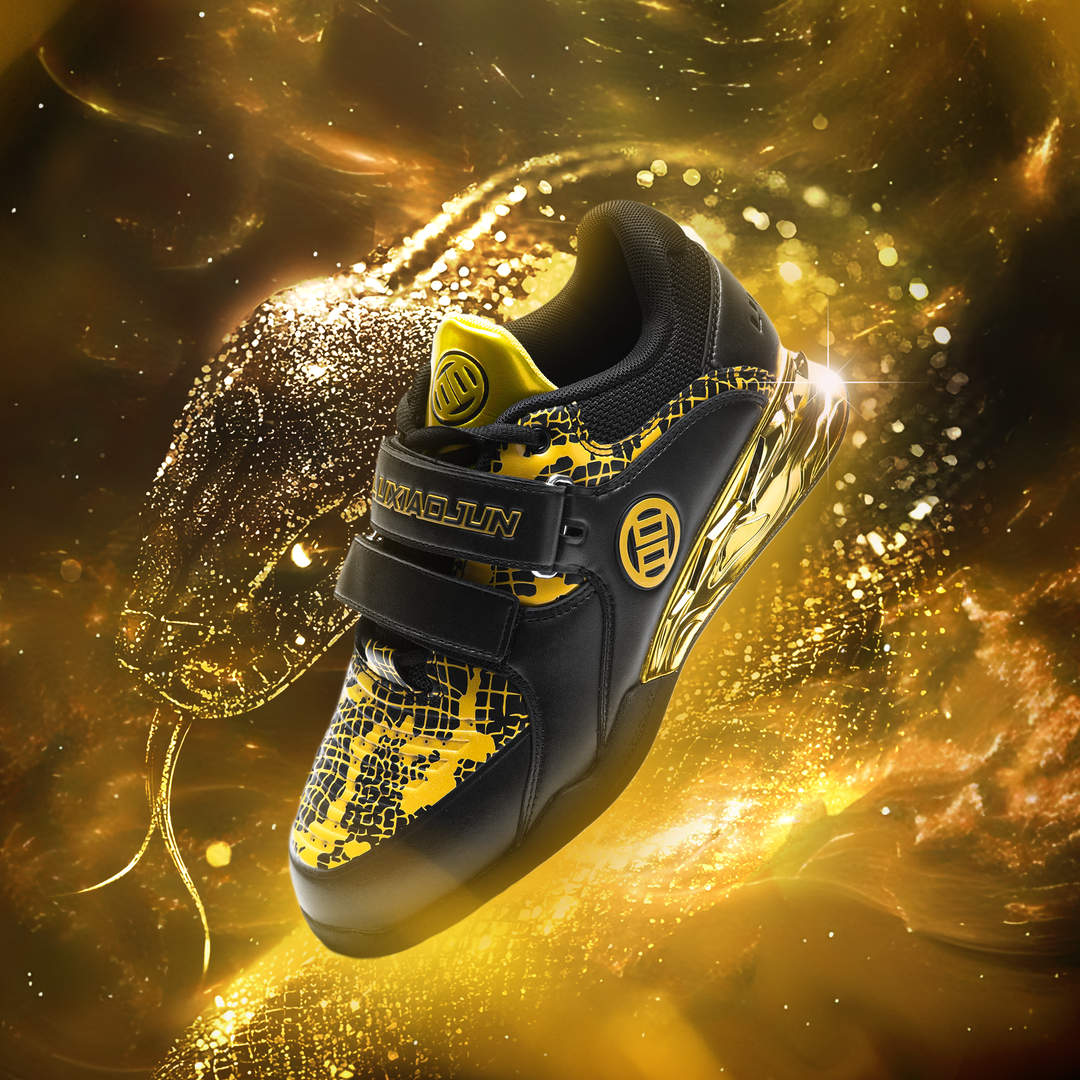 LUXIAOJUN - The Limited Snake Edition Lifting Shoes - Black Gold