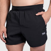 TWL - MEN'S HYBRID SHORTS - 6" - BLACK