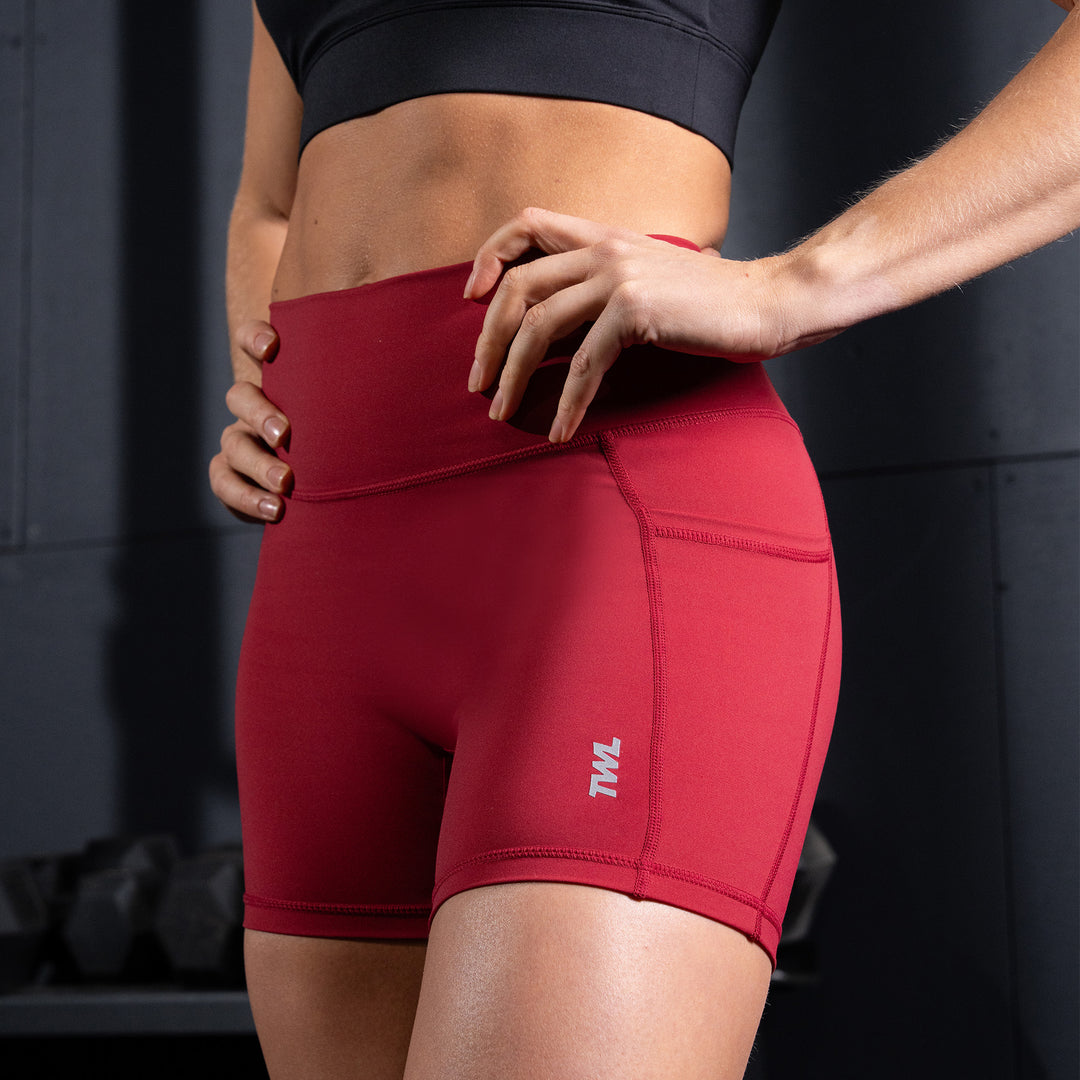 TWL - WOMEN'S REFINE SHORTS - BERRY