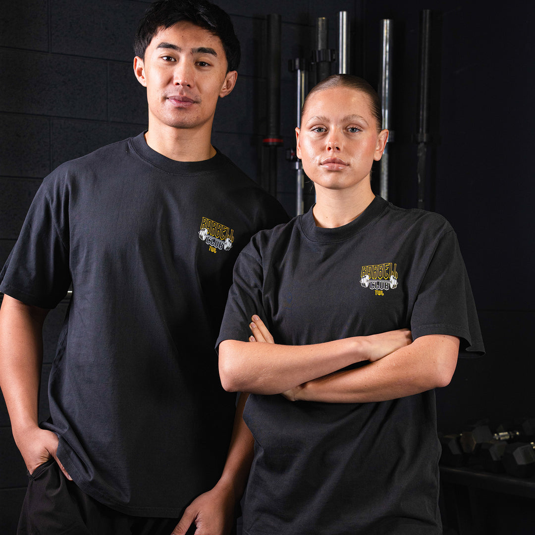 TWL - LIFESTYLE OVERSIZED T-SHIRT - BARBELL CLUB - SCORPION/FADED BLACK