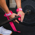 TWL - EVERYDAY COTTON LIFTING STRAPS PAIR - FLAMINGO