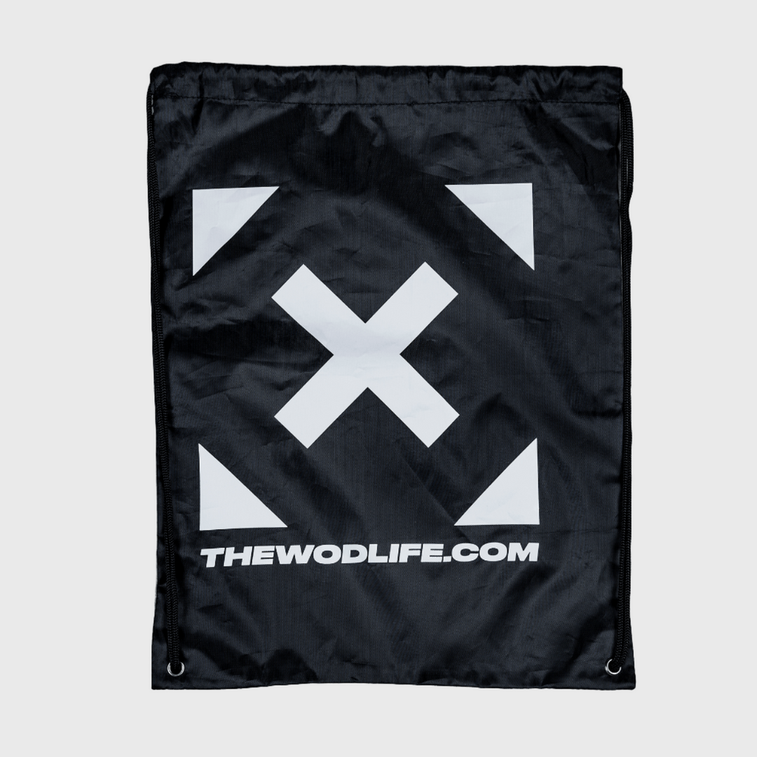 TWL - LEGACY DRAWSTRING BAG - BLACK/WHITE