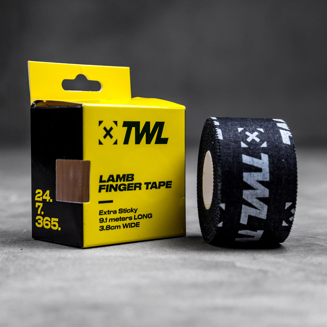TWL - POWER FINGER TAPE & LAMB FINGER TAPE BUNDLE - BLACK/WHITE